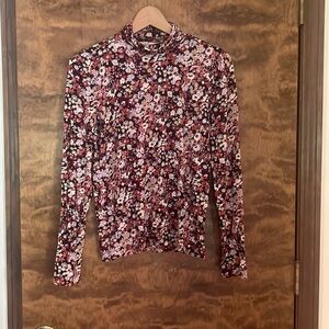 NWOT LOFT Floral Blouse - Medium